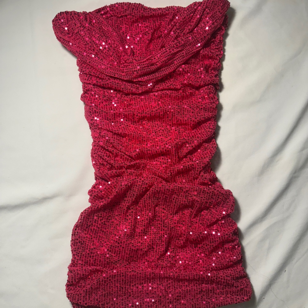 Forever 21 Scarlet Sequin Bandeau